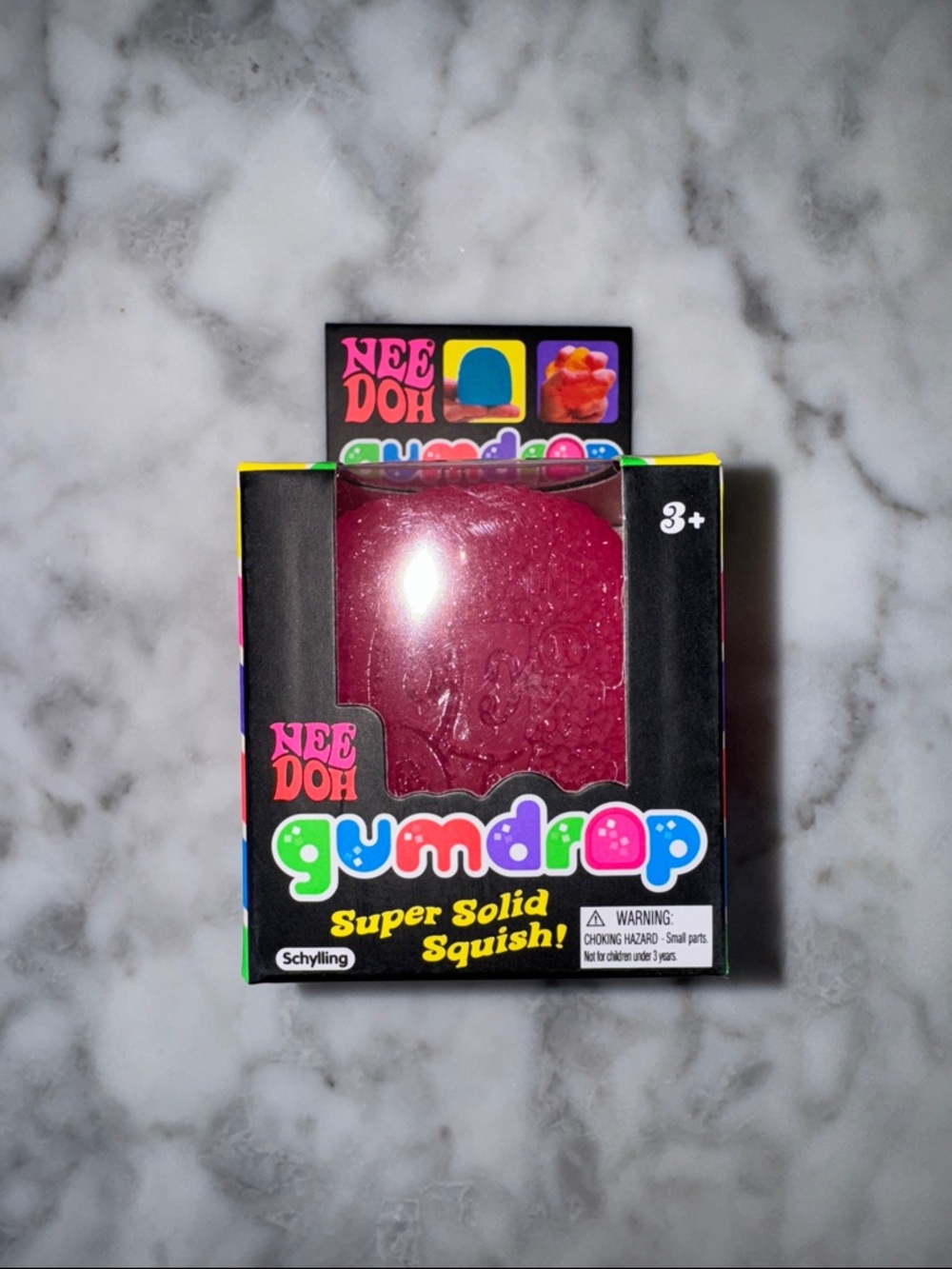 NEW Nee Doh Viral Gumdrop Super Solid Squish - Pink